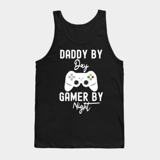 Daddy By Day Gamer By Night Funny Tank Top